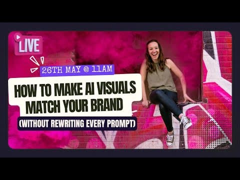 How to Make AI Visuals Match Your Brand Without Rewriting Every Prompt