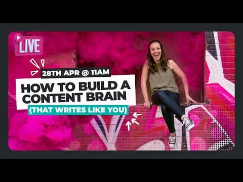 How to Build a Content Brain That Writes Like You