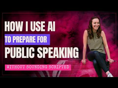 How I Use AI to Prepare for Public Speaking Without Sounding Scripted
